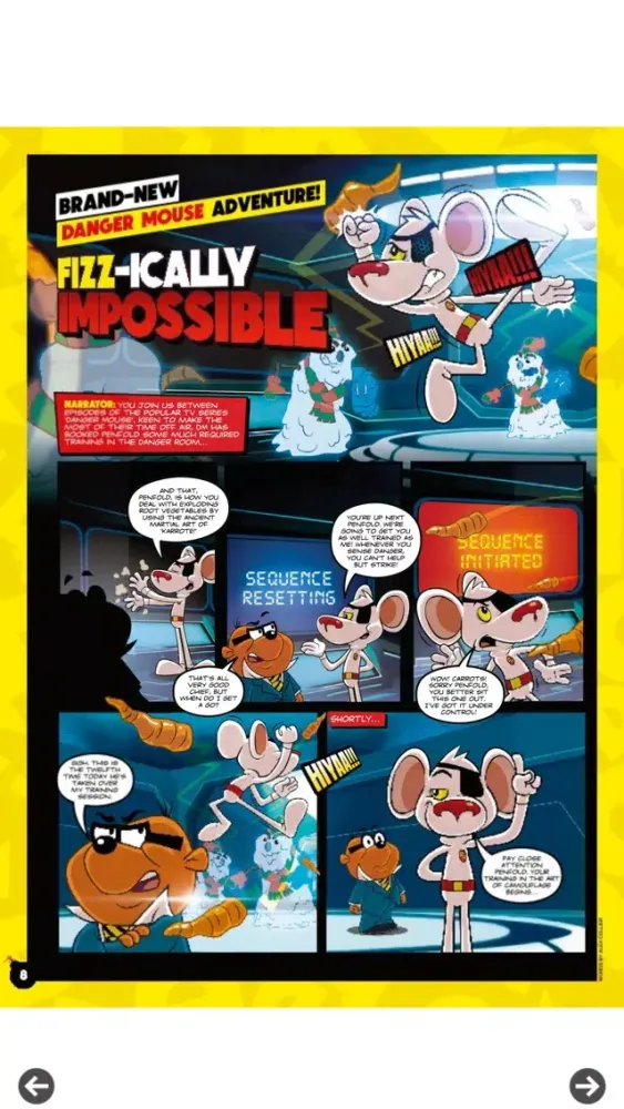 Ảnh chụp màn hình của Danger Mouse Magazine