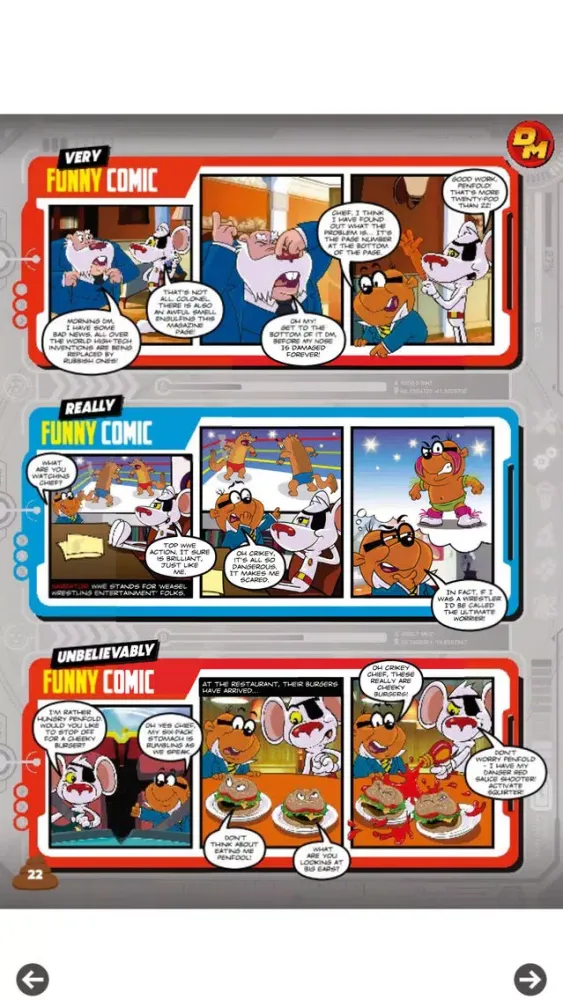 Ảnh chụp màn hình của Danger Mouse Magazine