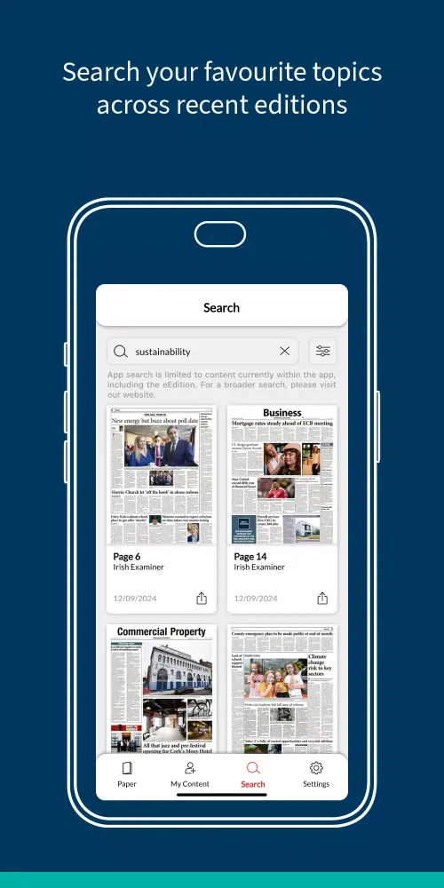 تصاویر Irish Examiner ePaper