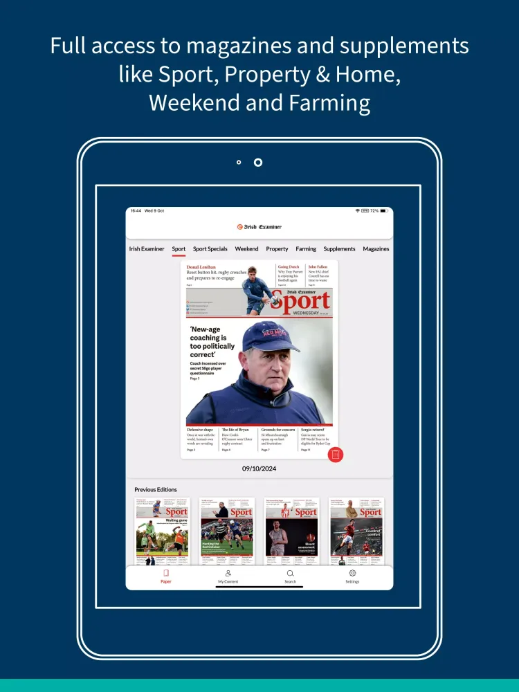 تصاویر Irish Examiner ePaper