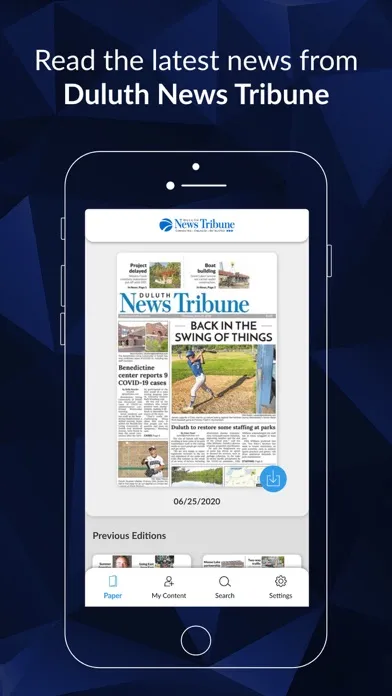 Duluth News Tribune E-paper سکرین شاٹس