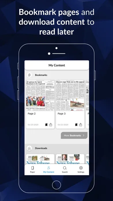 Duluth News Tribune E-paper سکرین شاٹس