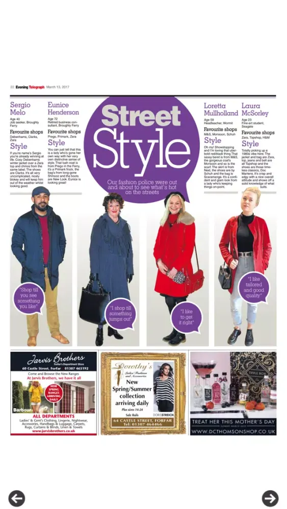Tangkapan skrin The Evening Telegraph Late