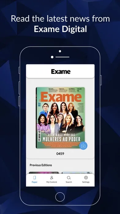 Tangkapan skrin Exame Digital