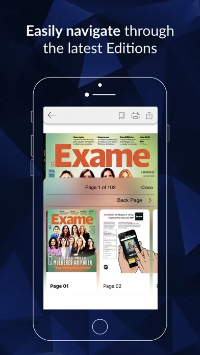 Tangkapan skrin Exame Digital