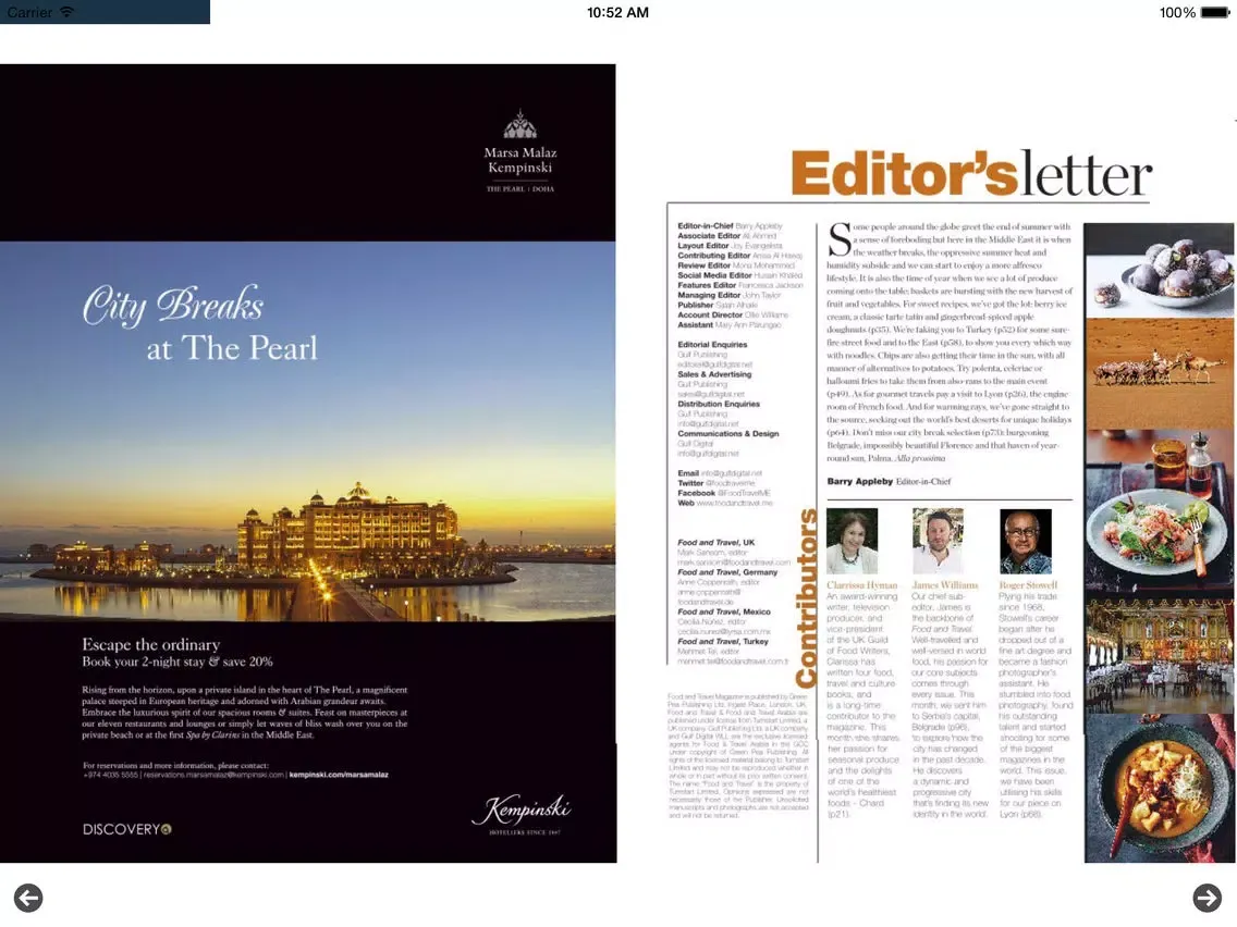 Captures d'écran de Food & Travel Arabia iPad 