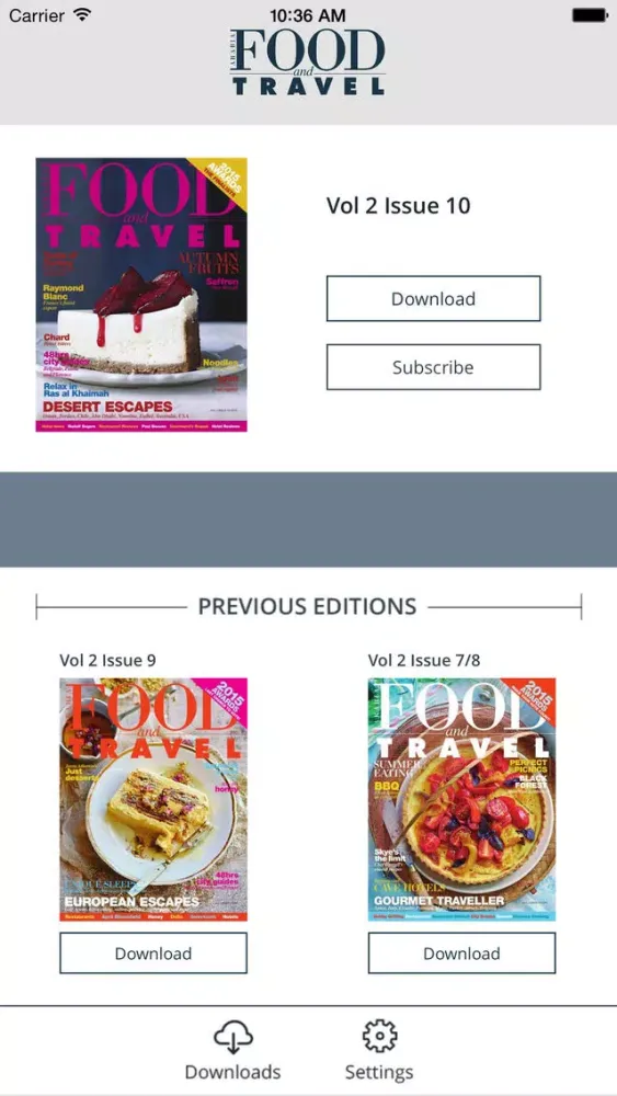 Captures d'écran de Food & Travel Arabia