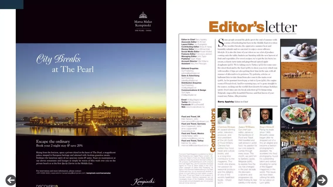 Captures d'écran de Food & Travel Arabia