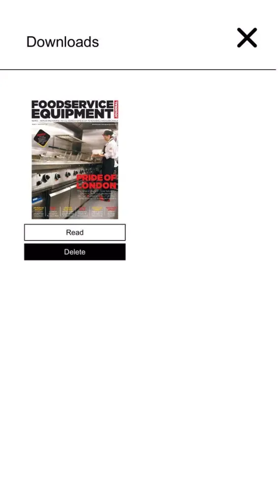Tangkapan layar Food Service Equipment Journal