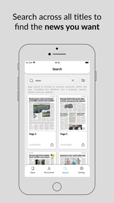 Capturas de pantalla de Galway City Tribune