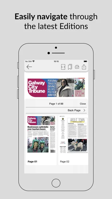 Capturas de pantalla de Galway City Tribune