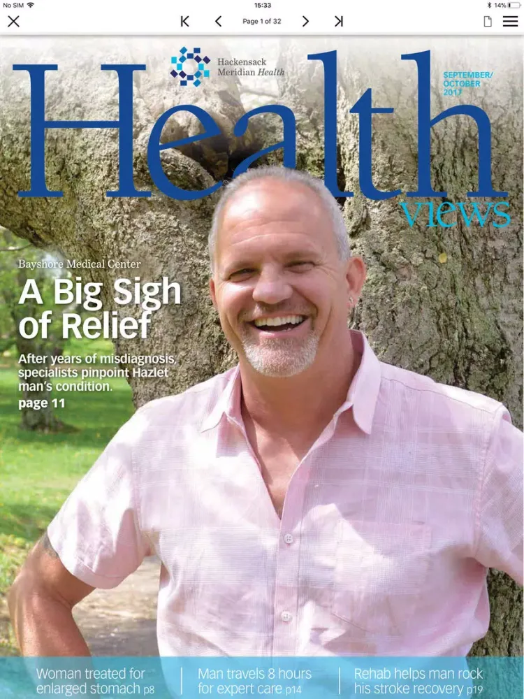 Capturas de tela do HealthViews iPad 