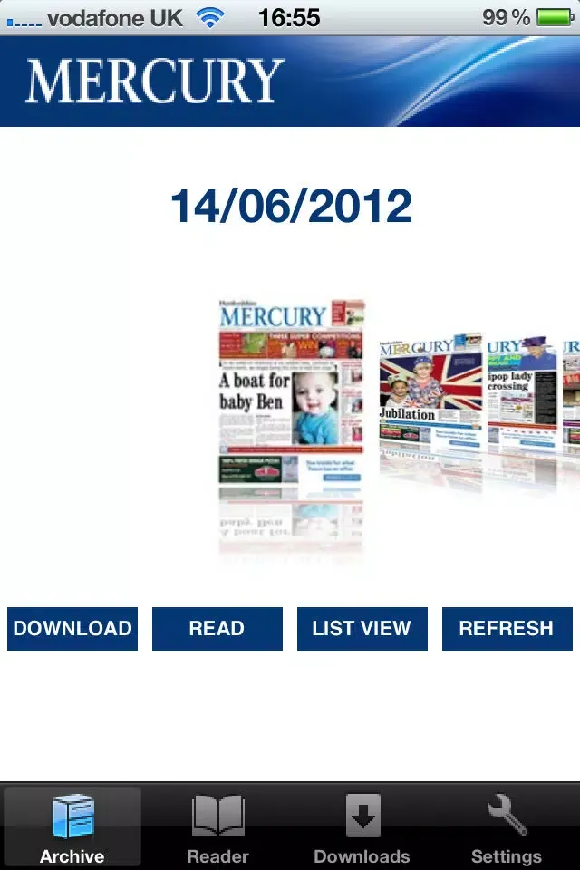 Hertfordshire Mercury سکرین شاٹس