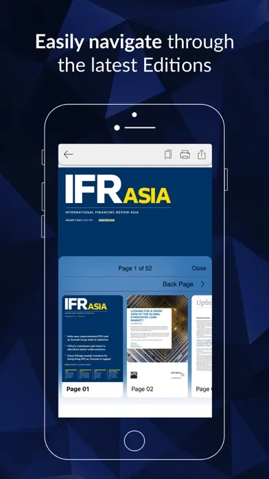 Zrzuty ekranu IFR Asia Magazine