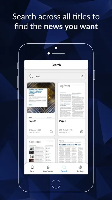 Zrzuty ekranu IFR Asia Magazine
