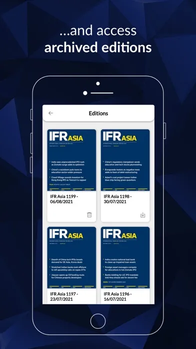 Zrzuty ekranu IFR Asia Magazine