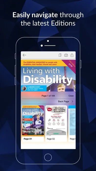 Tangkapan skrin Living With Disability
