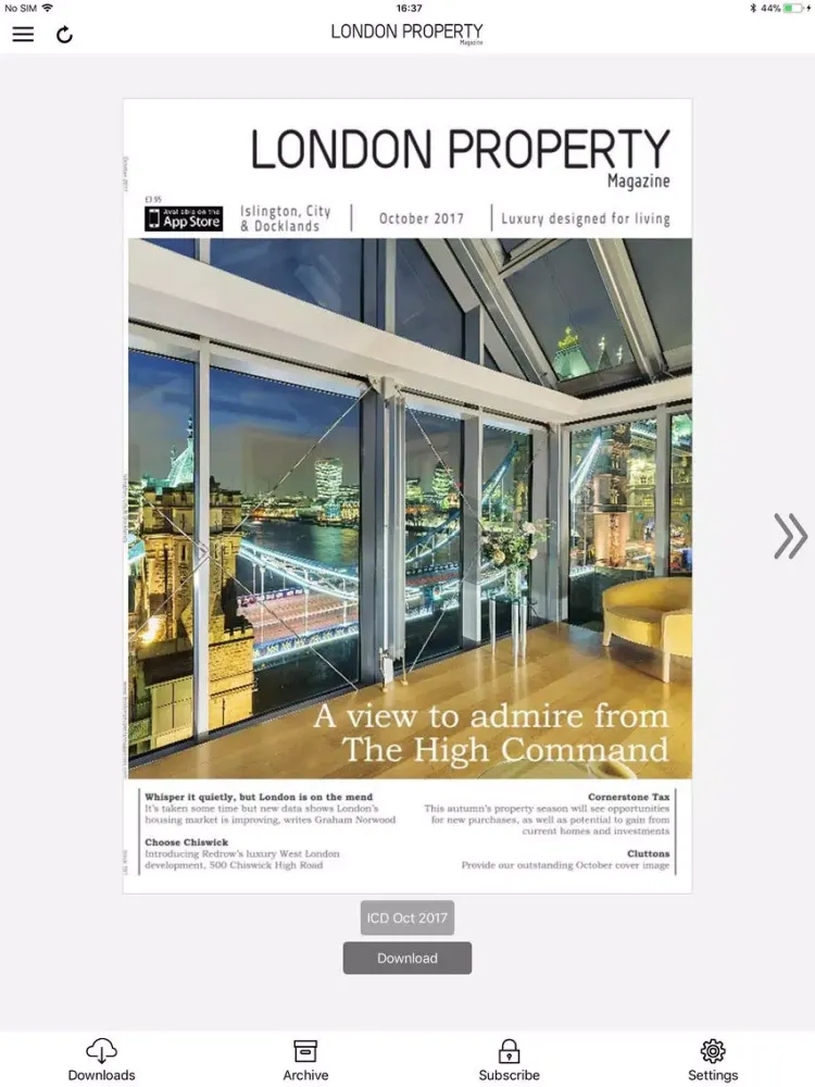 Zrzuty ekranu Islington City & Docklands iPad 