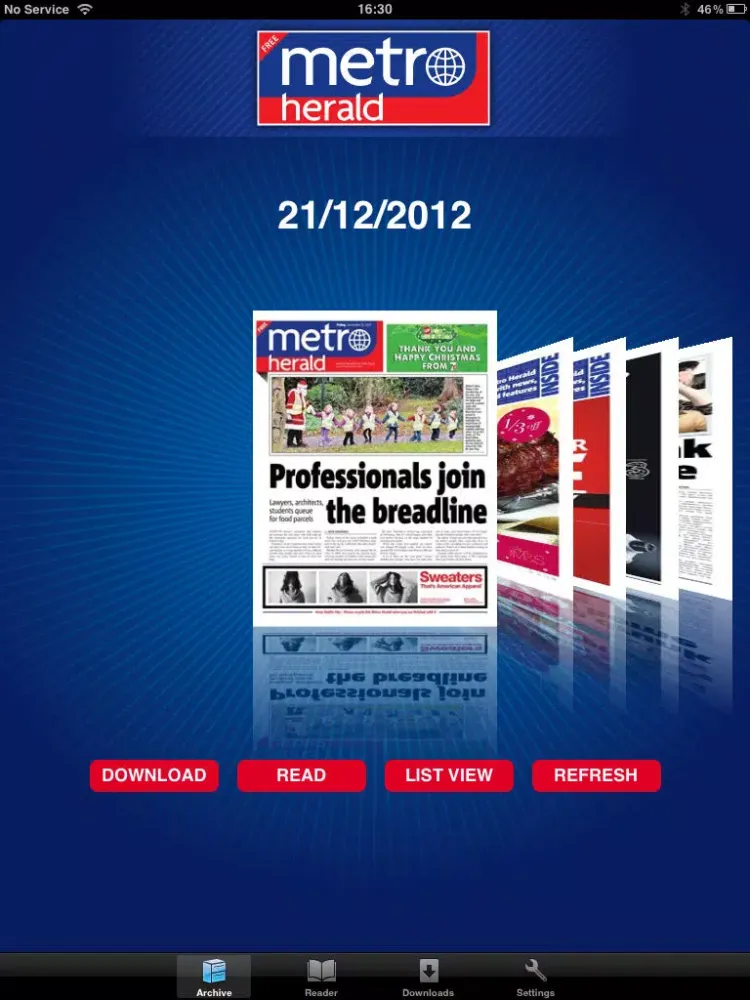 Metro Herald iPad 应用截图