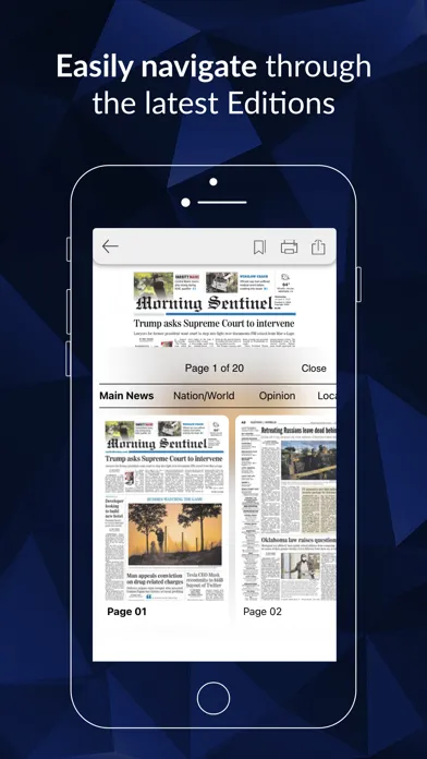 Morning Sentinel ePaper Screenshots