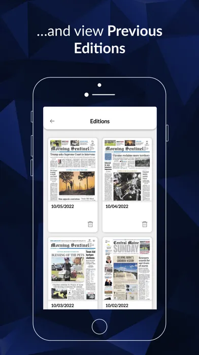 Morning Sentinel ePaper Screenshots