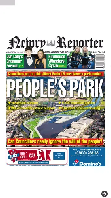 Screenshot di Newry Reporter