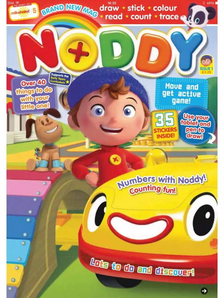 Noddy Magazine iPad  Ekran Görüntüleri