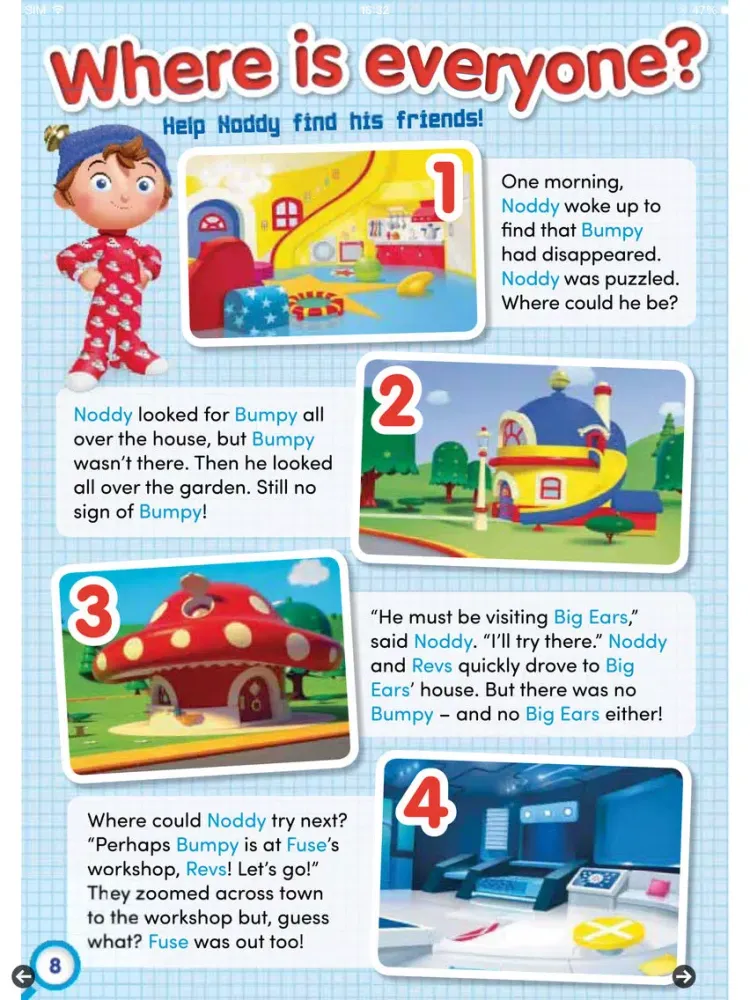 Noddy Magazine iPad  Ekran Görüntüleri