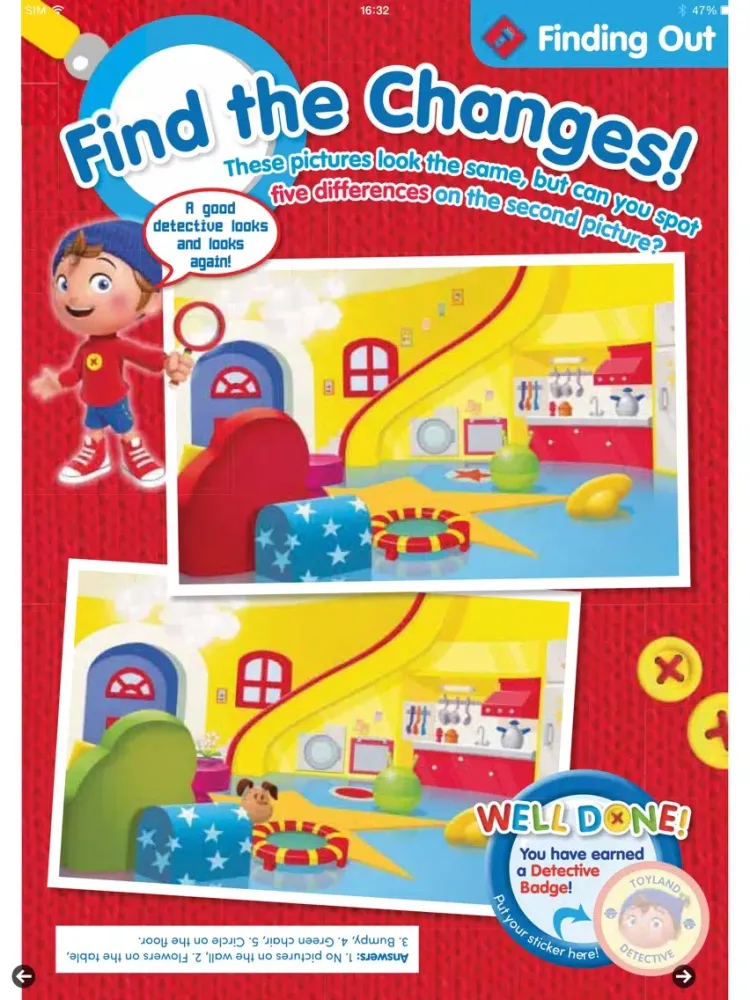 Noddy Magazine iPad  Ekran Görüntüleri
