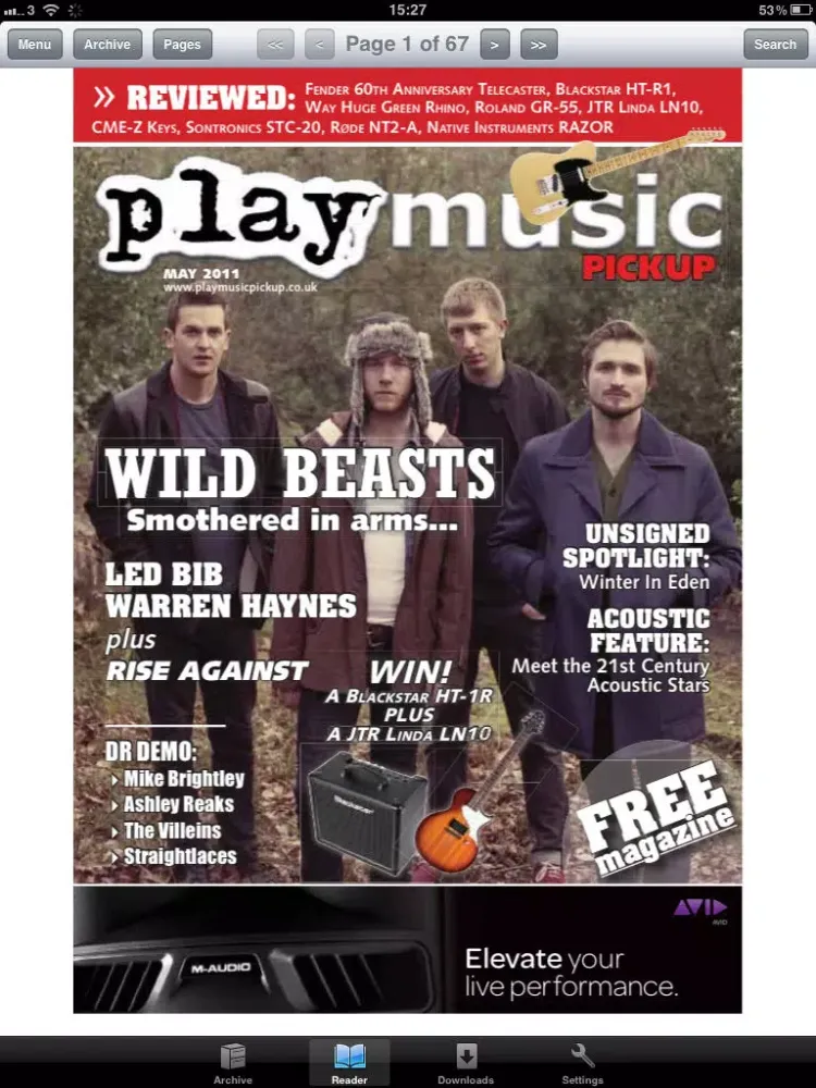 Playmusic Magazine iPad  Screenshots