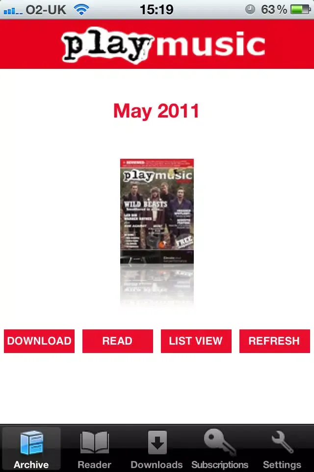 Playmusic Magazine Screenshots