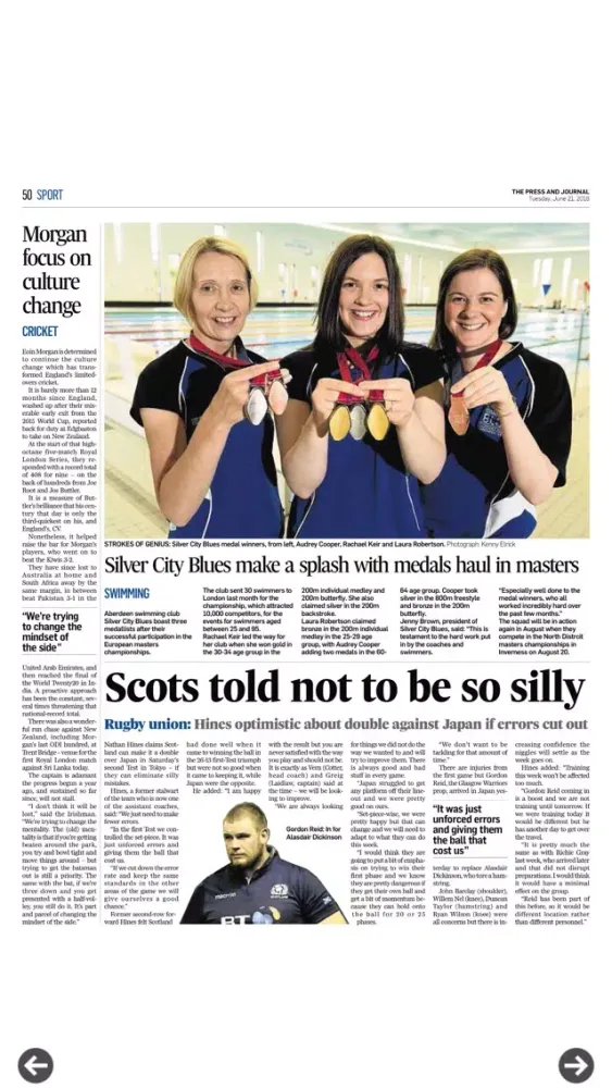 Zrzuty ekranu Press And Journal Aberdeenshire