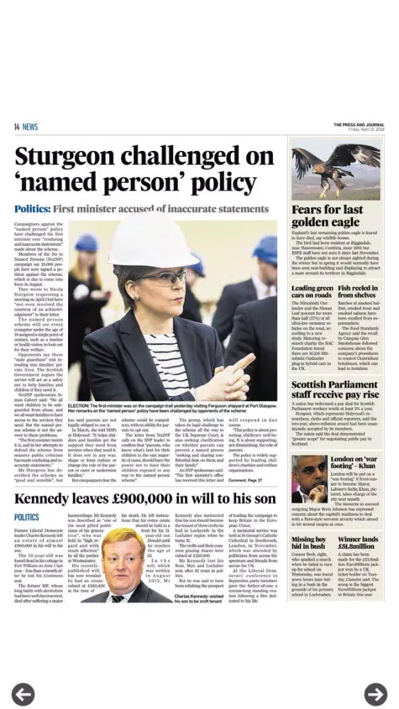 Captures d'écran de Press And Journal Moray
