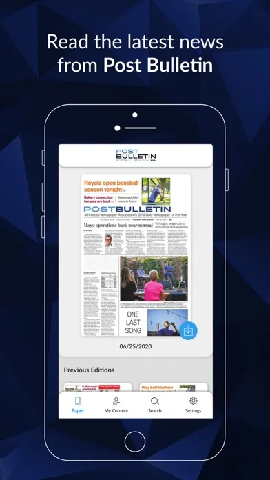 Captures d'écran de Post Bulletin E-paper