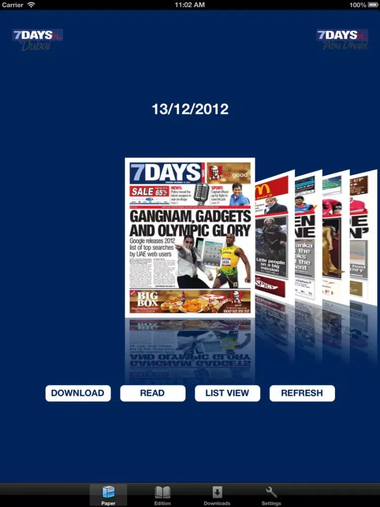 تصاویر 7Days iPad 