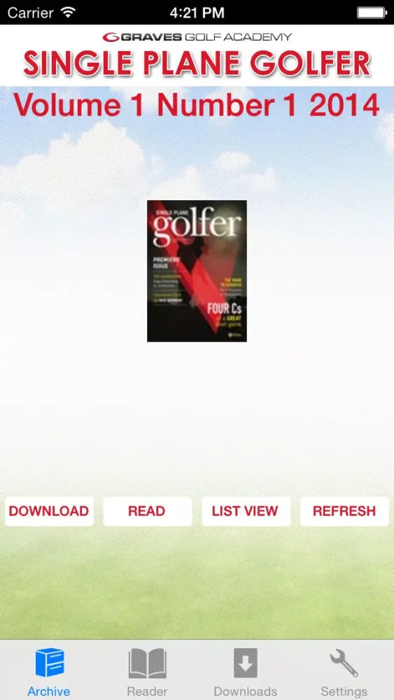 Single Plane Golfer स्क्रीनशॉट