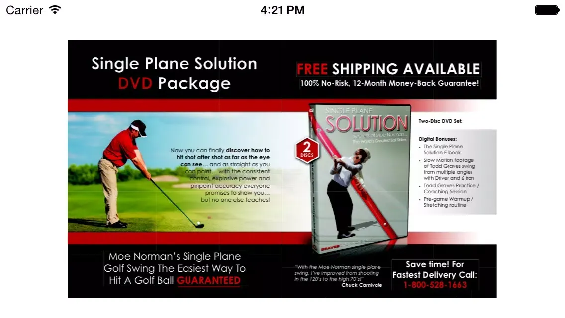 Single Plane Golfer स्क्रीनशॉट