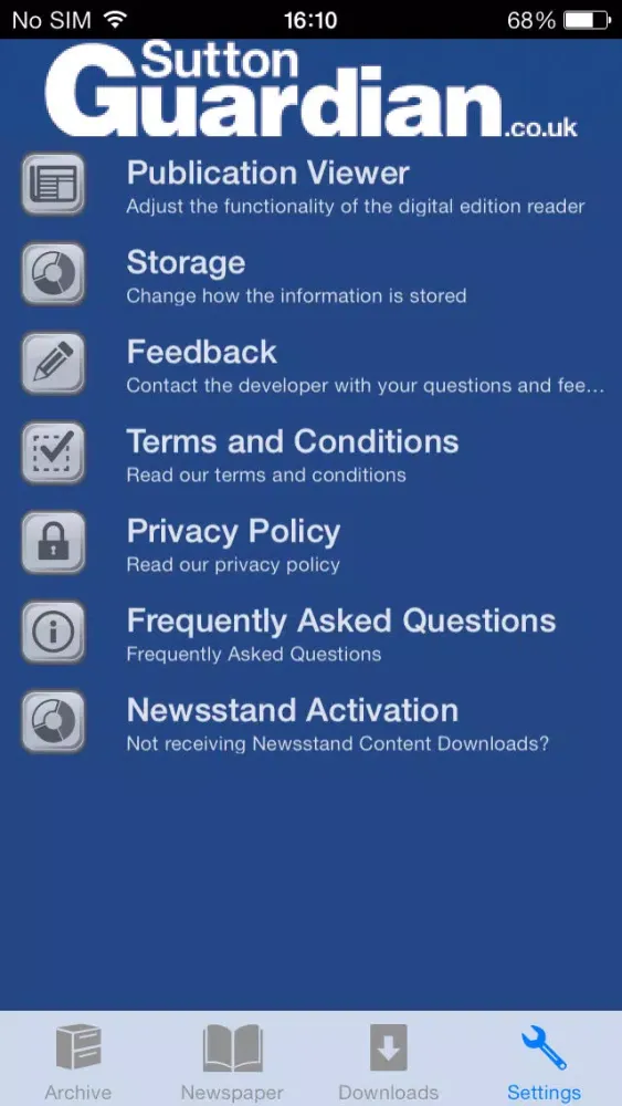 Sutton Guardian سکرین شاٹس