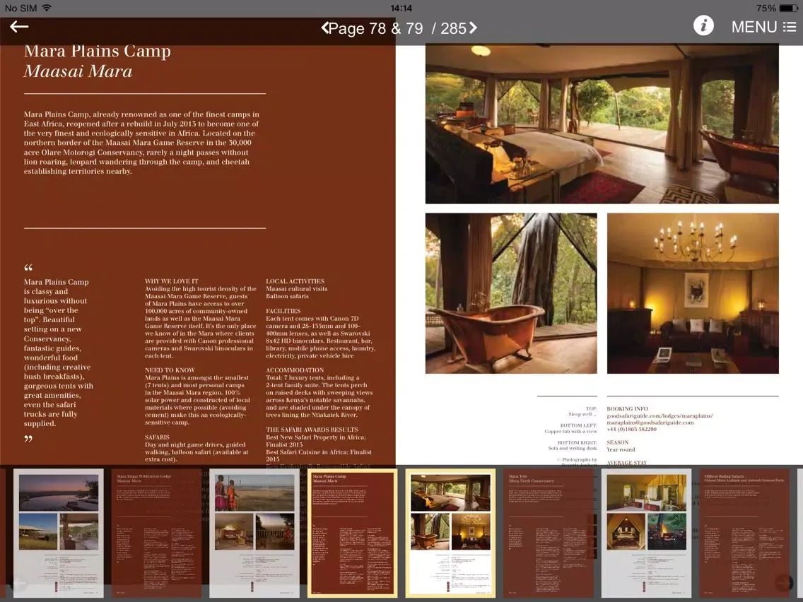 Good Safari Guide iPad 应用截图