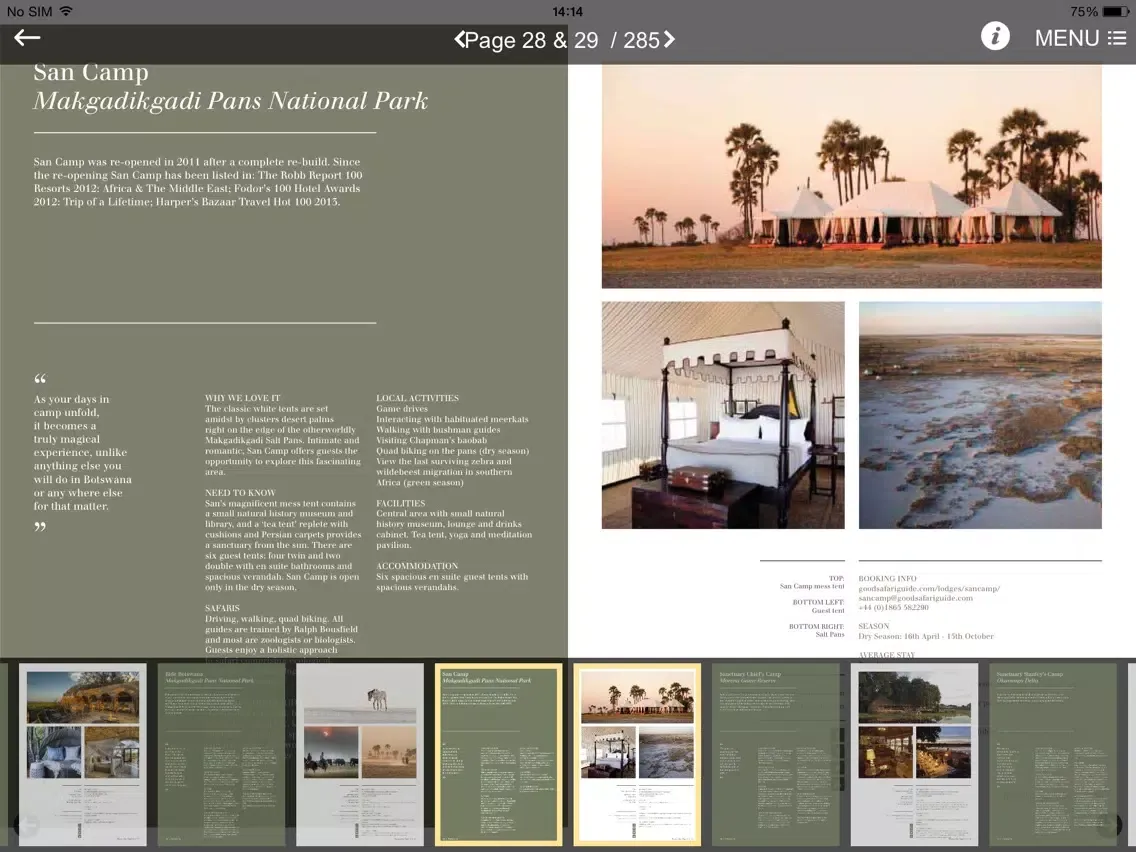 Good Safari Guide iPad 应用截图