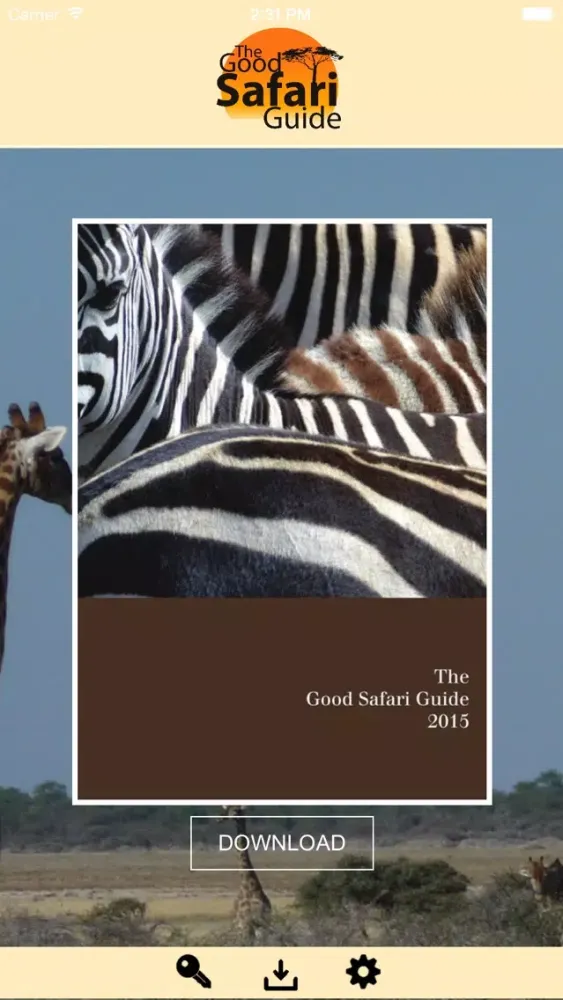 Good Safari Guide应用截图