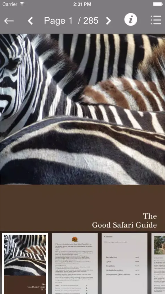 Good Safari Guide应用截图