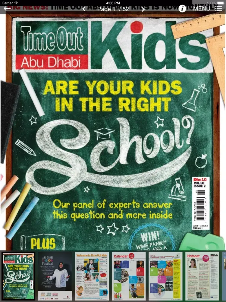 Time Out Abu Dhabi Kids iPad  Screenshots