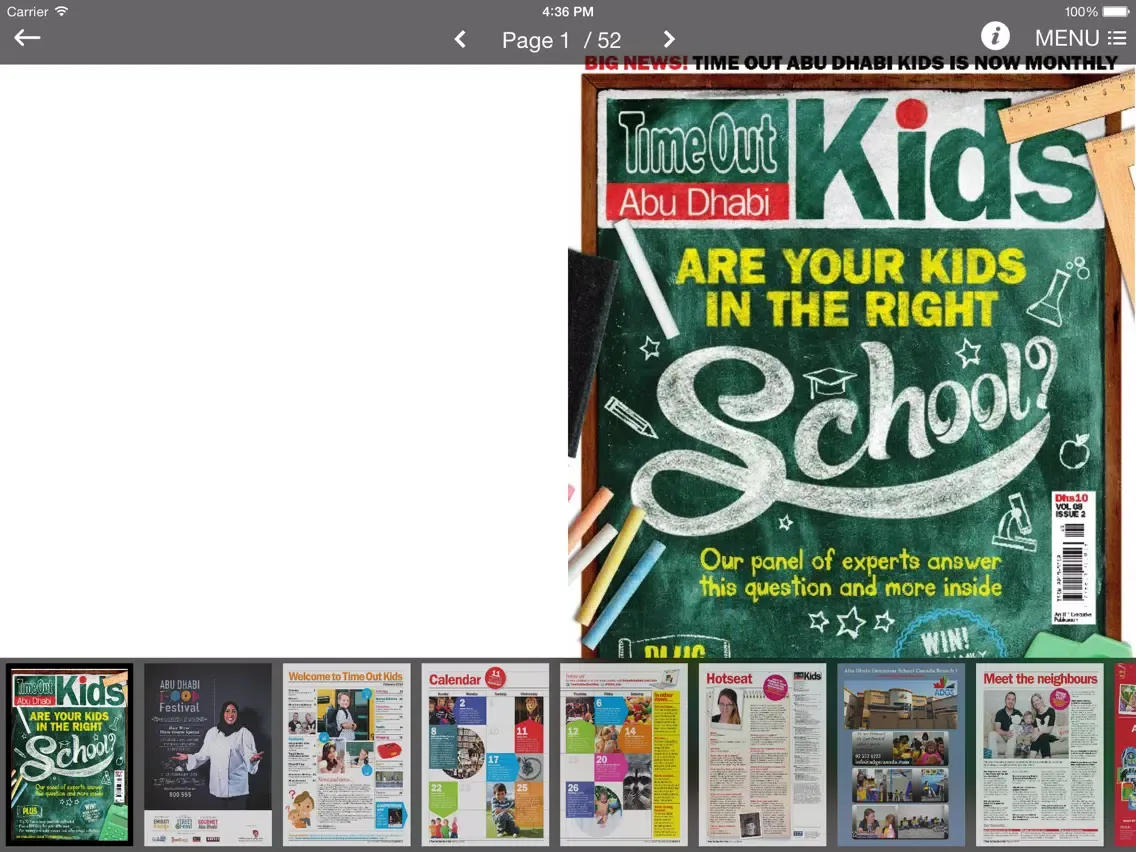 Time Out Abu Dhabi Kids iPad  Screenshots