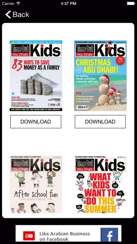 Time Out Abu Dhabi Kids Screenshots