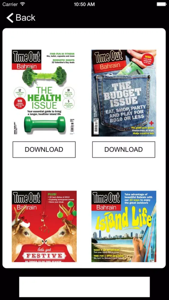 Time Out Bahrain Magazine Screenshots
