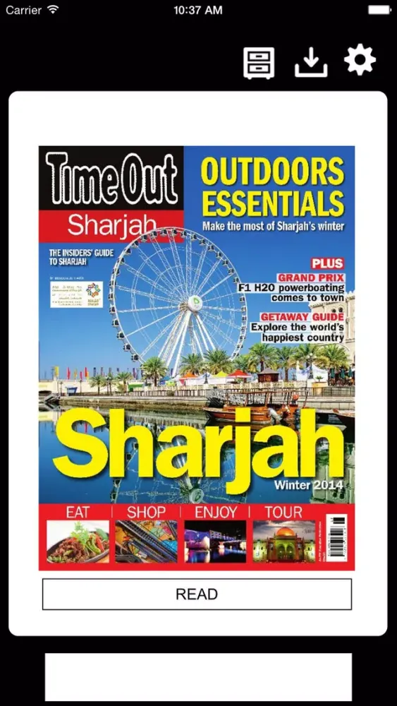 Скриншоты Time Out Sharjah Magazine