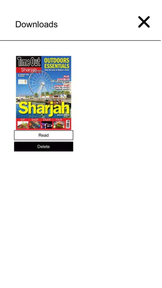 Скриншоты Time Out Sharjah Magazine