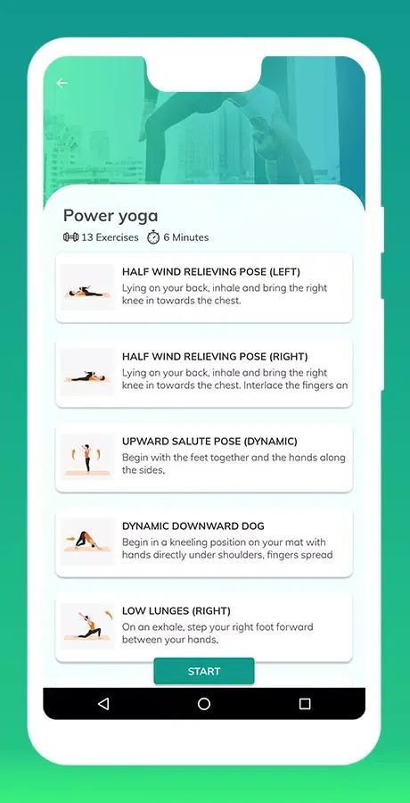 Zrzuty ekranu Yoga workout - personalized pl