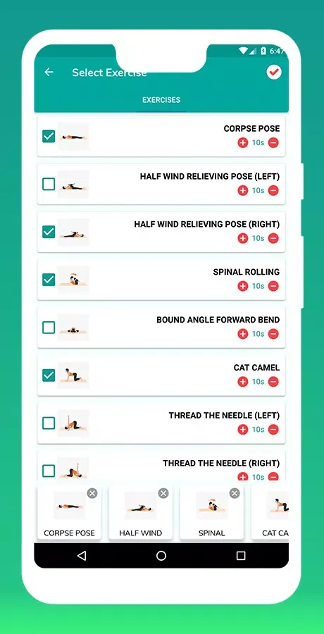 Zrzuty ekranu Yoga workout - personalized pl